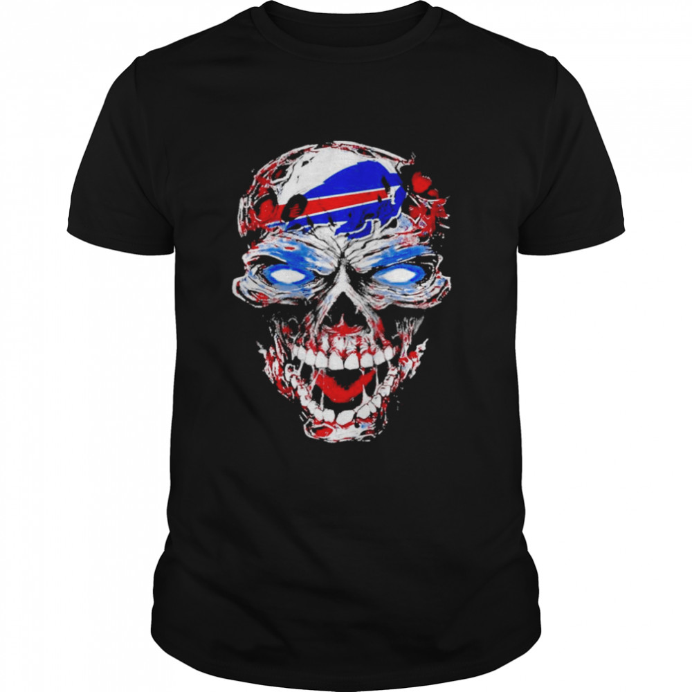 Buffalo Bills 48 Skull shirt Buffalo Bills 48 Skull shirt