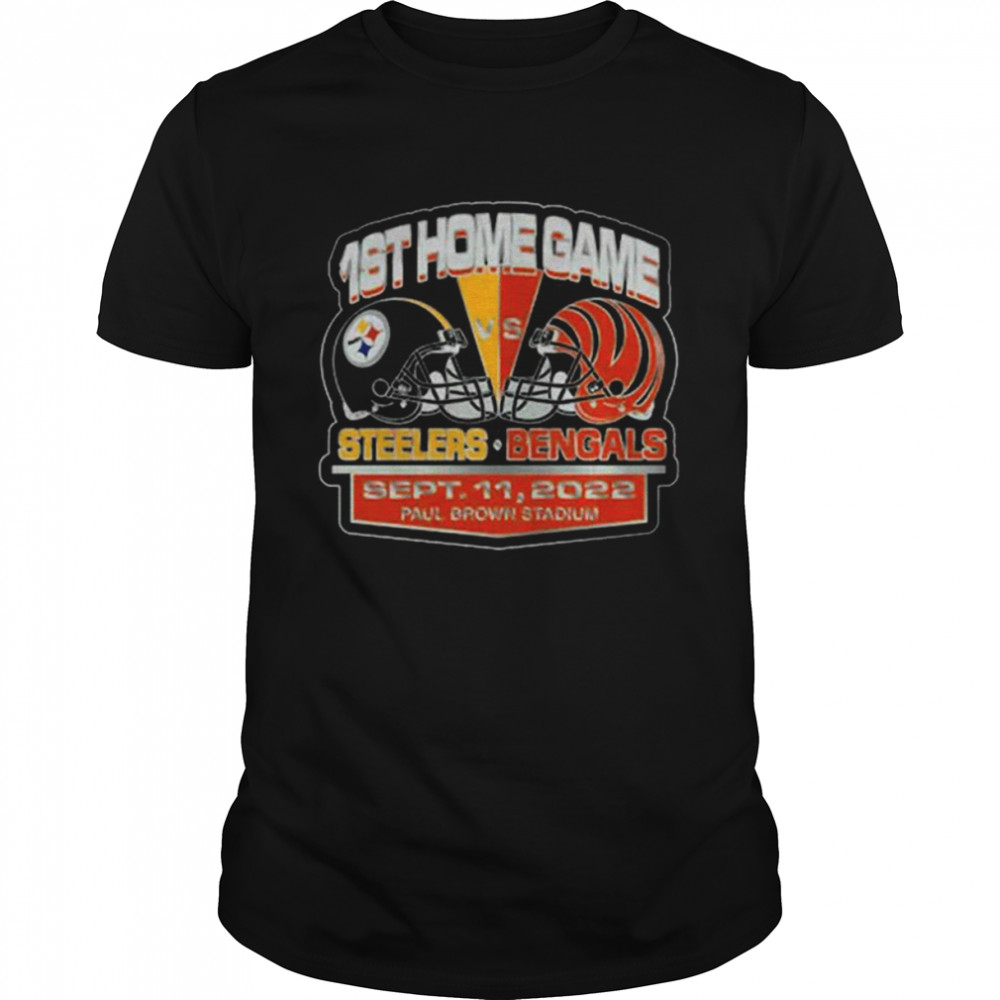 Cincinnati Bengals Vs Pittsburgh Steelers 1st Home Game Swpt 11 2022 Apul Brown Stadium Shirt