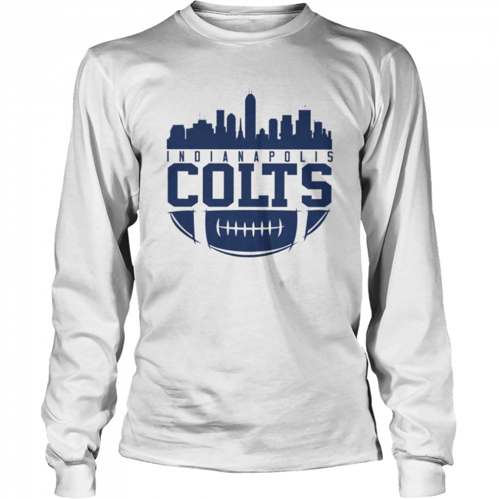 Colts City Screen Print Graphic Shirt Long Sleeved T-Shirt