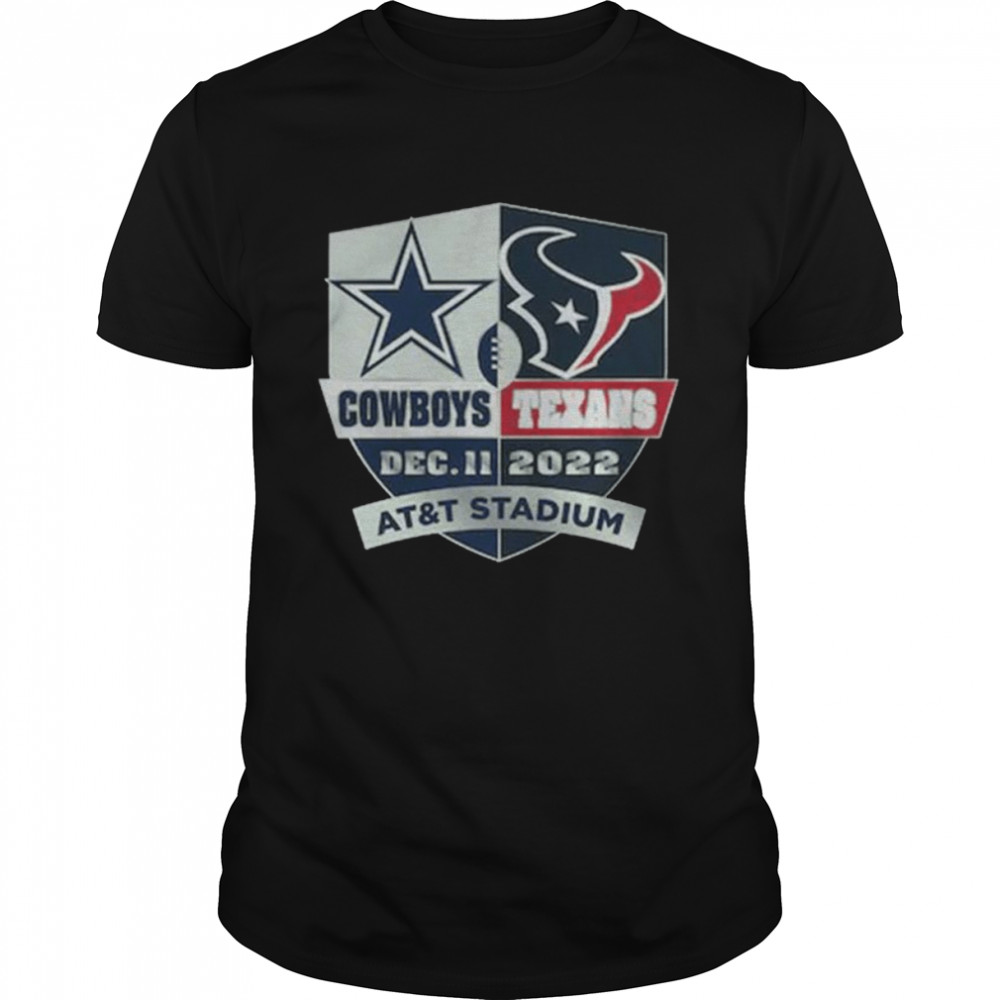 Dallas Cowboys Vs Houston Texans Dec 11 2022 AT&T Stadium Shirt
