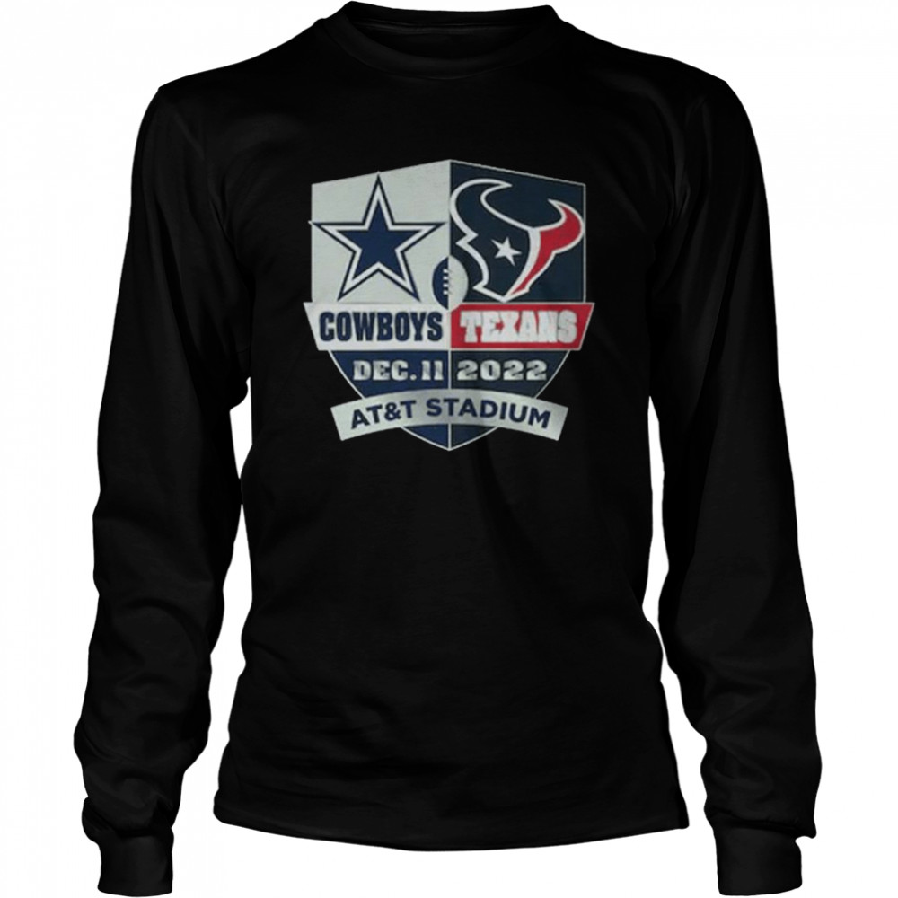Dallas Cowboys Vs Houston Texans Dec 11 2022 At&Amp;T Stadium  Long Sleeved T-Shirt