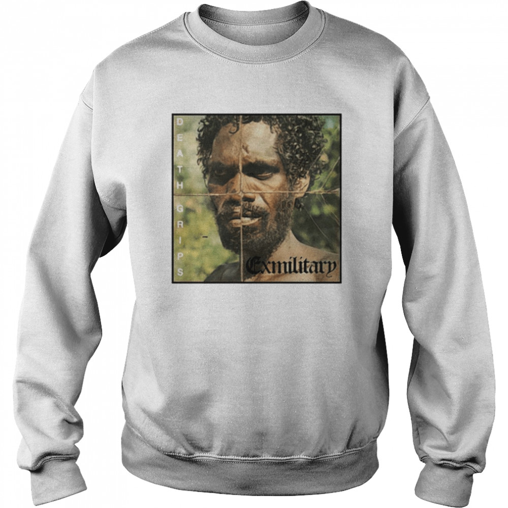 Death Grips Exmilitary Cover Shirt 3 Death Grips Exmilitary Cover Shirt Unisex Sweatshirt