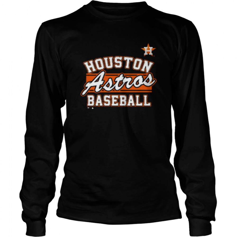 Houston Astros Quick Out Tri-Blend 2022 Shirt Long Sleeved T-Shirt