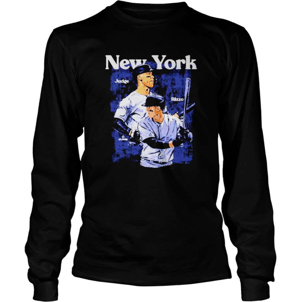 New York Aaron Judge Rizzo Baseball Lover Shirt Long Sleeved T-Shirt