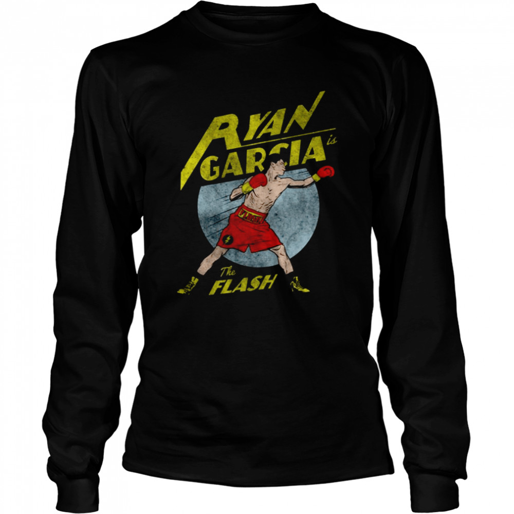 Boxing Art Ryan Garcia The Flash Shirt Long Sleeved T-Shirt