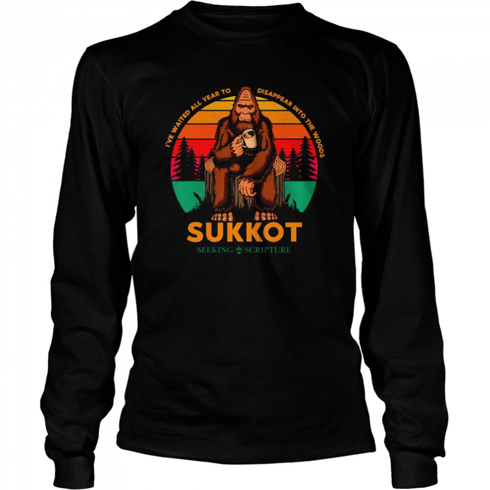I’ve Waited All Year For Sukkot Vintage Shirt Long Sleeved T-Shirt