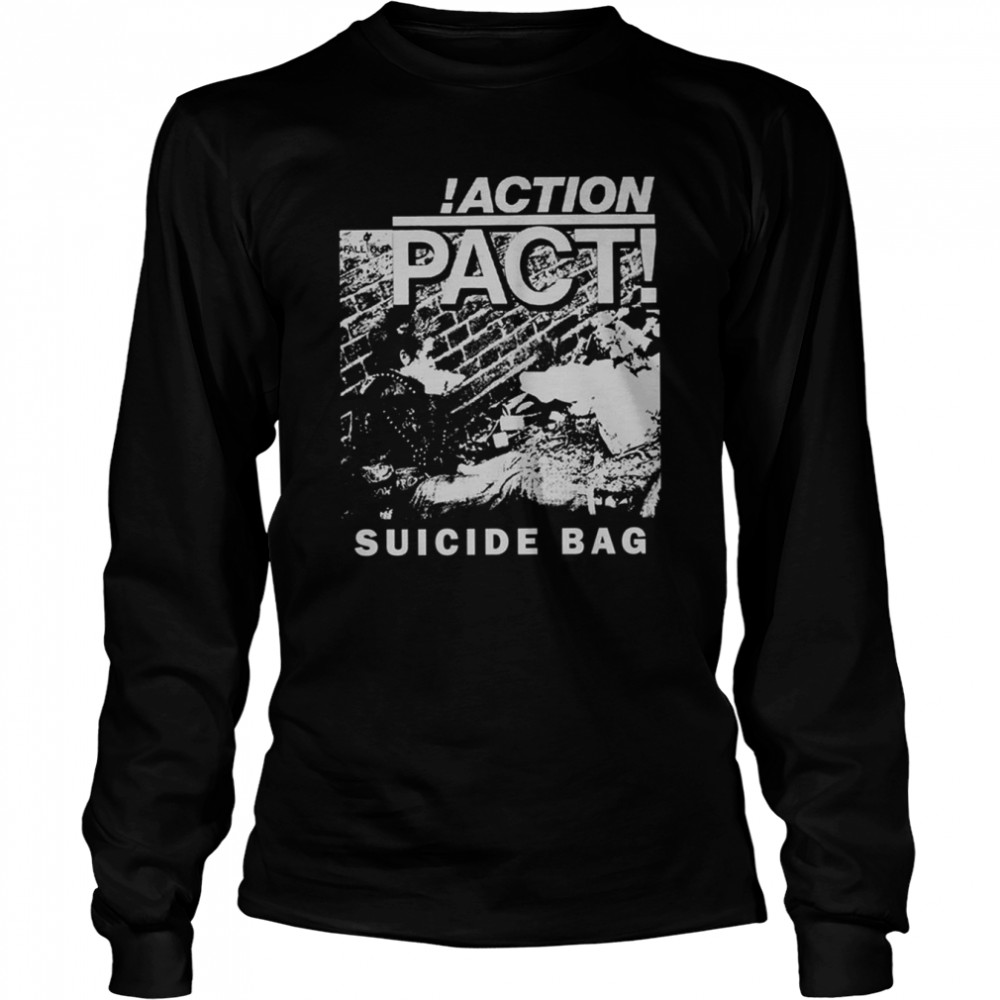 Action Pact Action Pact Suicide Bag Punk Oi Shirt Long Sleeved T-Shirt