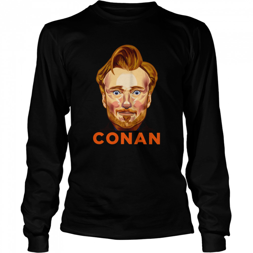 American Television Host Conan O’brien Shirt Long Sleeved T-Shirt