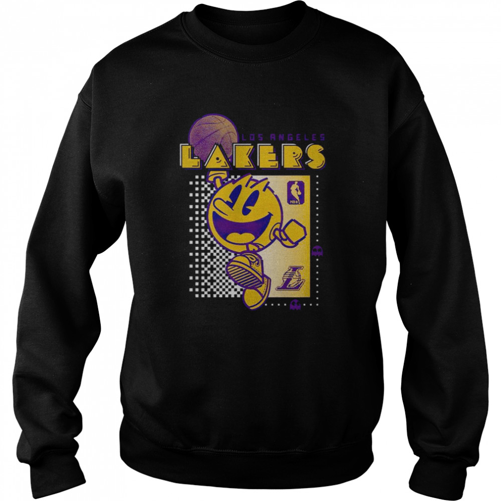 Los Angeles Lakers Junk Food Pac Man Fast Break Shirt Unisex Sweatshirt
