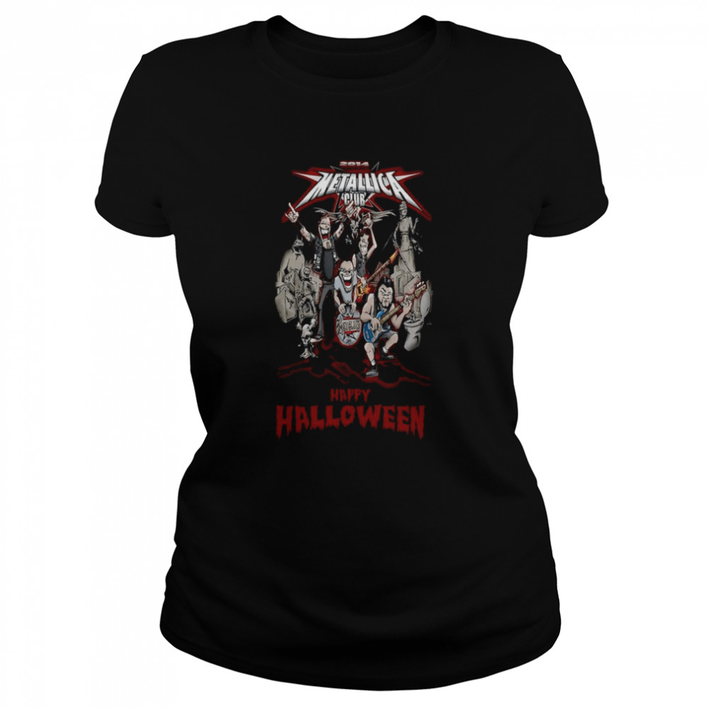 Metal Band Club Happy Halloween Shirt Classic Women'S T-Shirt