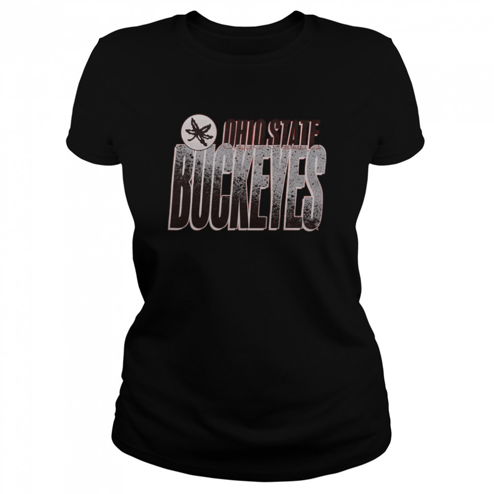 Ohio State Buckeyes Splatter  Classic Women'S T-Shirt