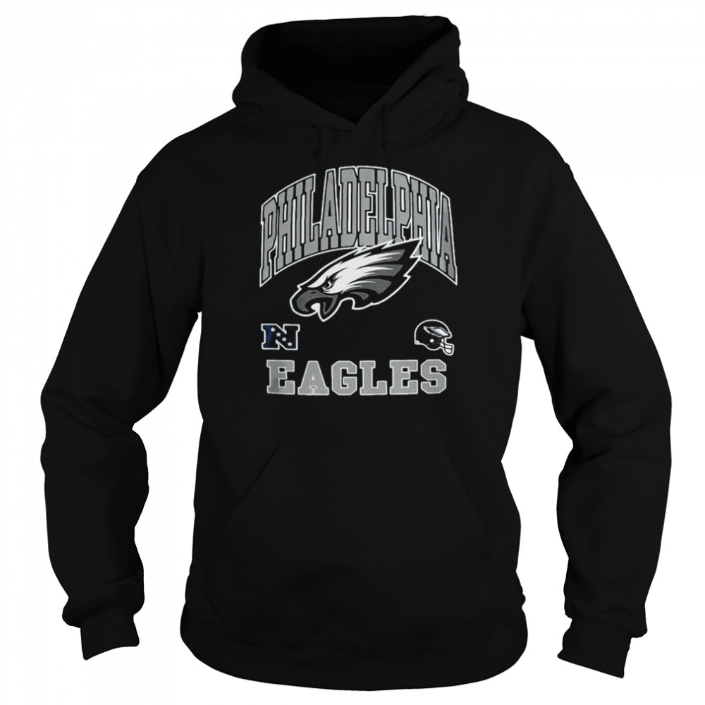 Philadelphia Eagles Youth Official Business Midnight Green  Unisex Hoodie