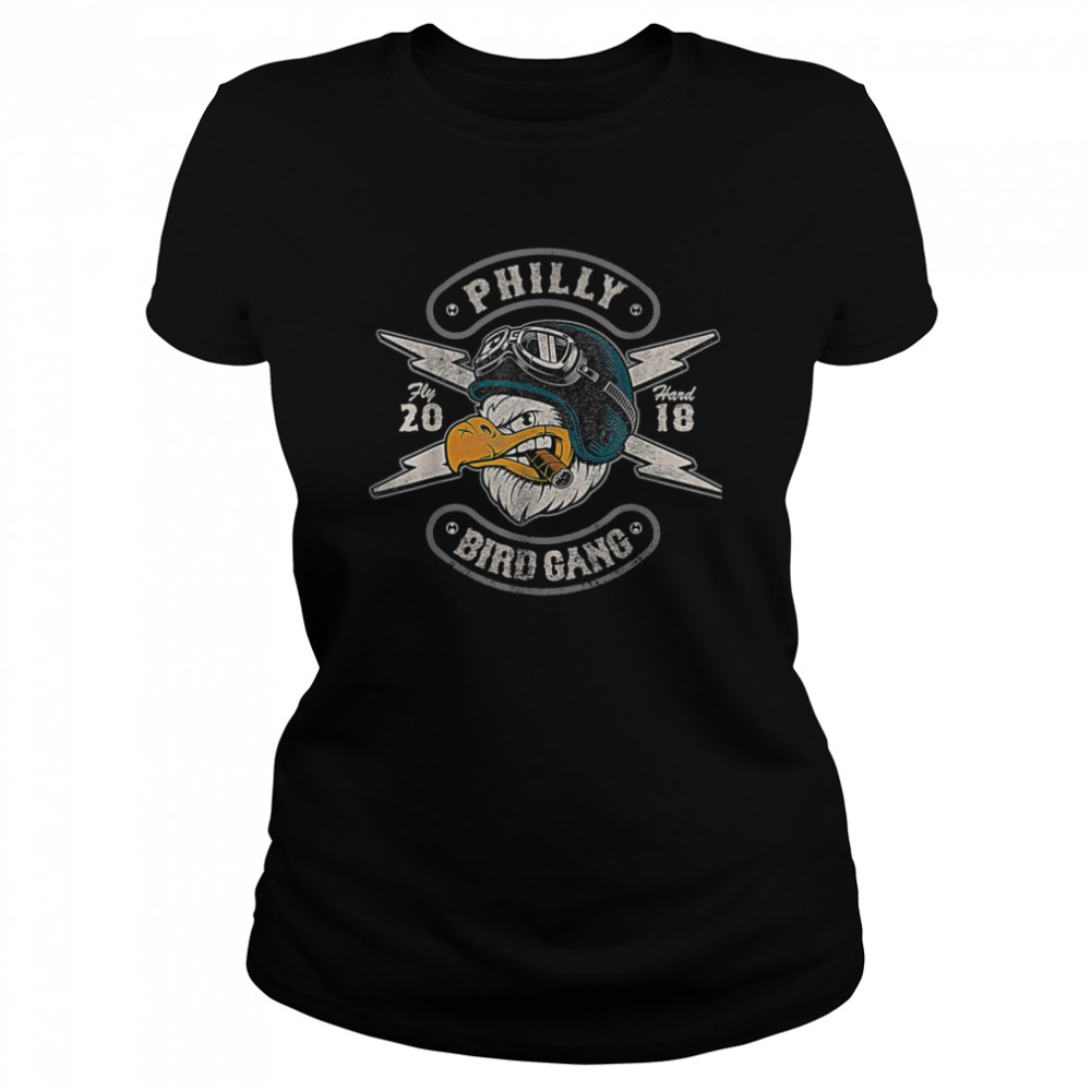 Philly Bird Gang Philadelphia Eagles Football Vintage Logo Shirt Classic Women'S T-Shirt