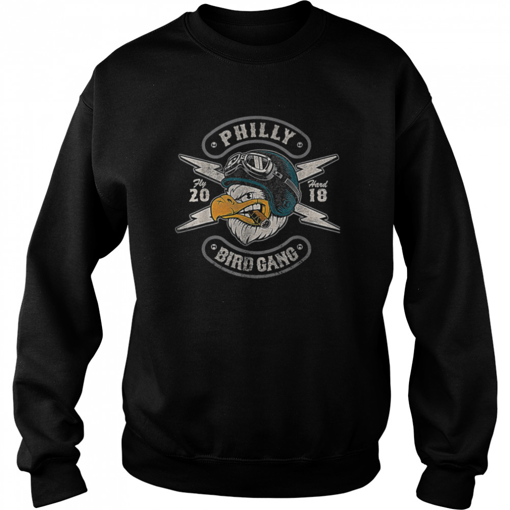 Philly Bird Gang Philadelphia Eagles Football Vintage Logo shirt Unisex Sweatshirt