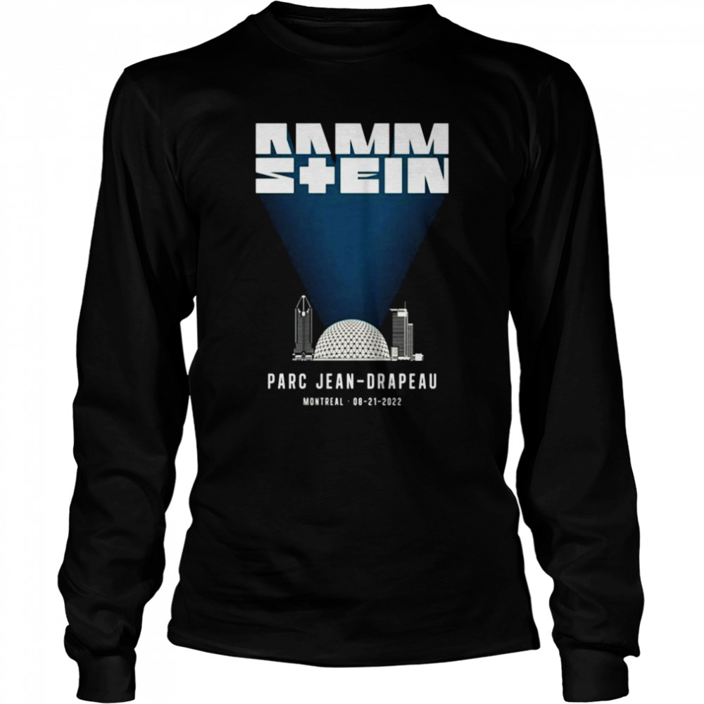 Rammstein Parc Jean Drapeau Stadium Montreal Tour 2022  Long Sleeved T-Shirt