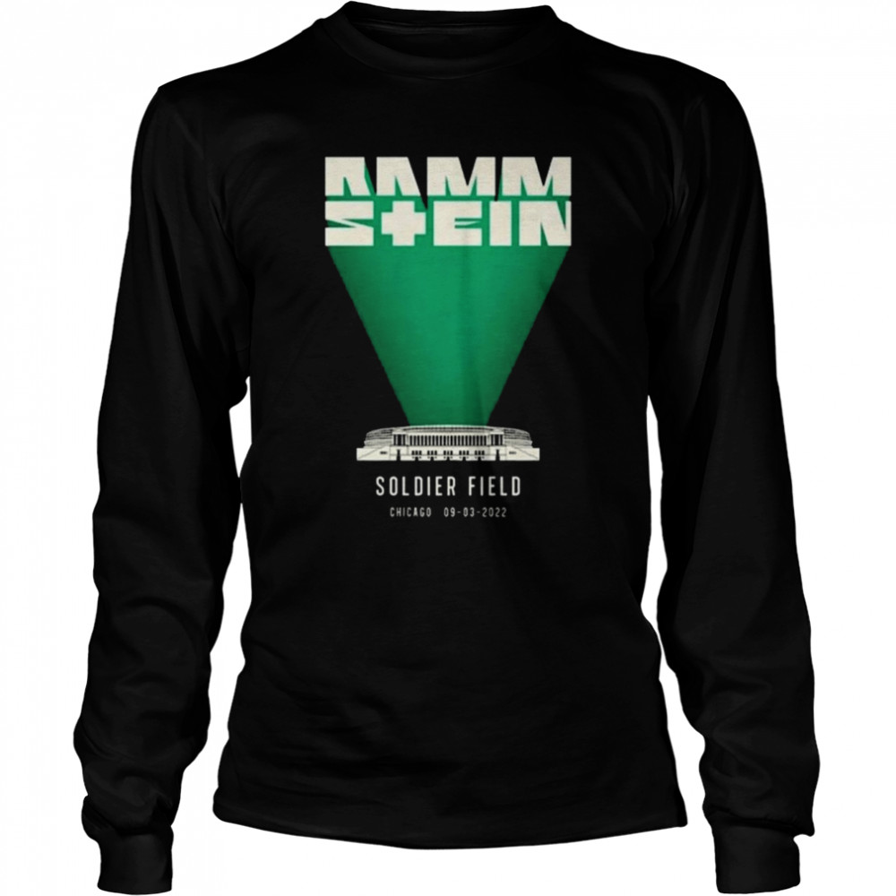 Rammstein Soldier Field Chicago Tour 2022  Long Sleeved T-Shirt