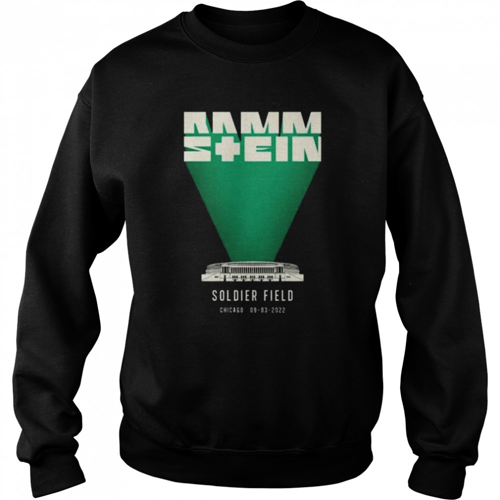 Rammstein Soldier Field Chicago Tour 2022  Unisex Sweatshirt