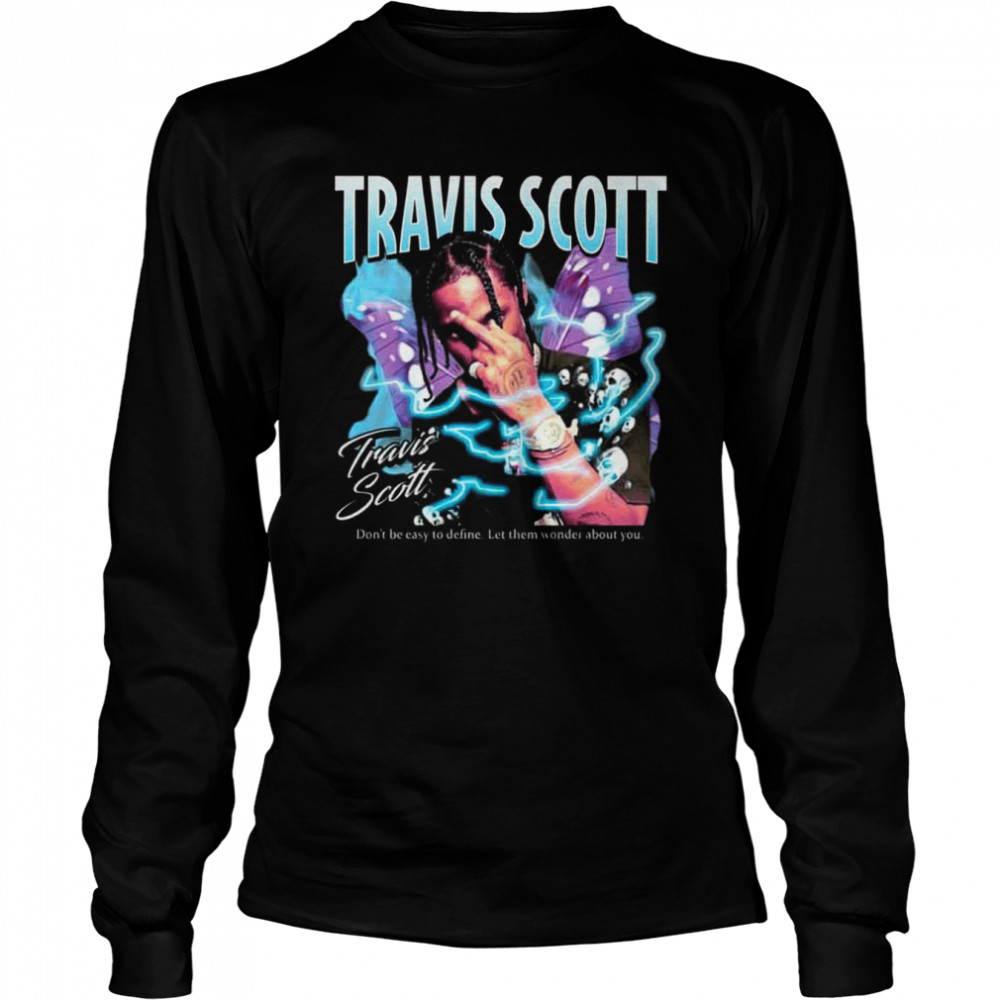 Rapper Travis Scott Shirt Long Sleeved T-Shirt