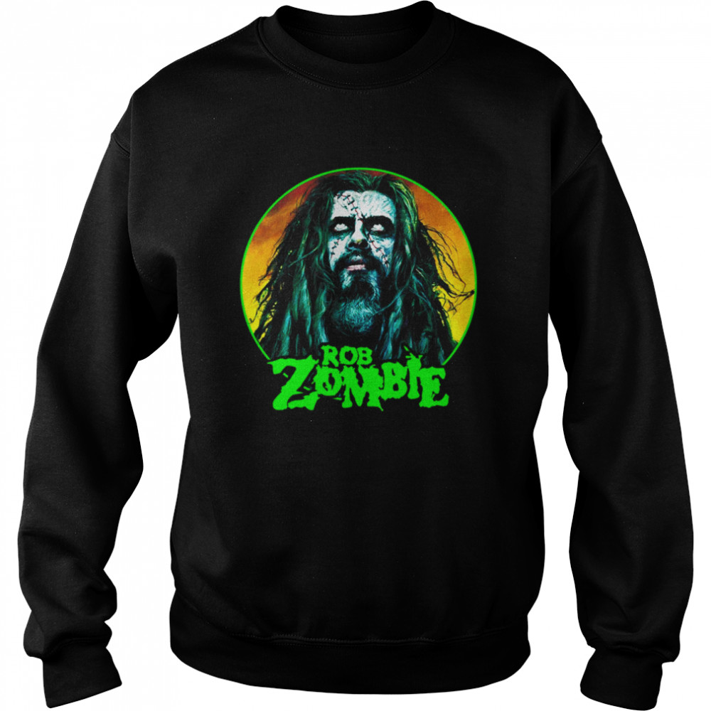 Rob Zombie Halloween Circle Face Shirt Unisex Sweatshirt
