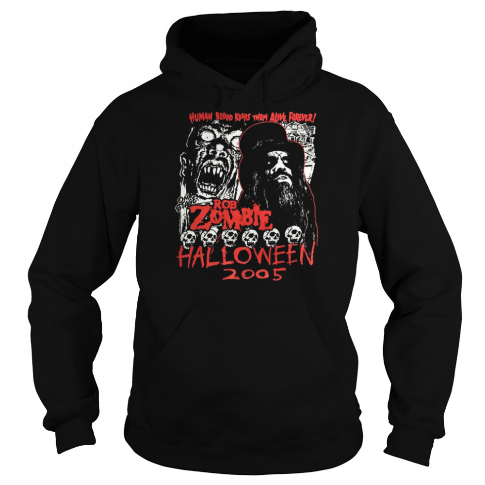 Rob Zombie Halloween Horror Movie Band Black Metal Rock Shirt Unisex Hoodie