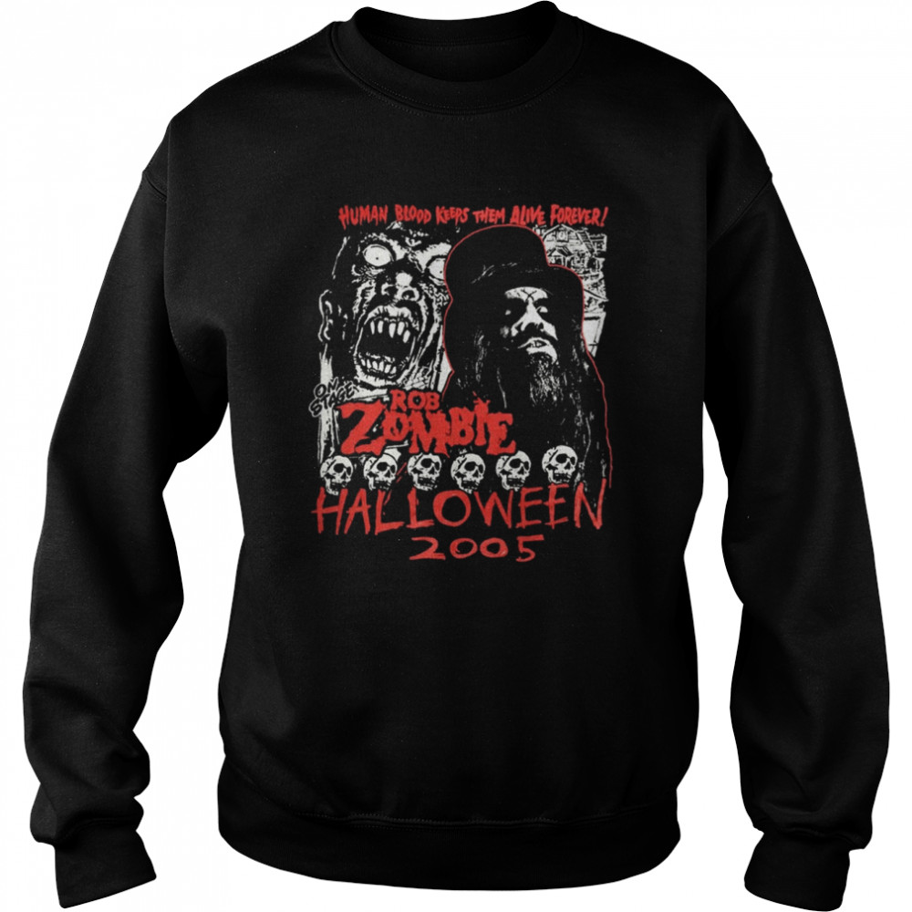 Rob Zombie Halloween Horror Movie Band Black Metal Rock Shirt Unisex Sweatshirt