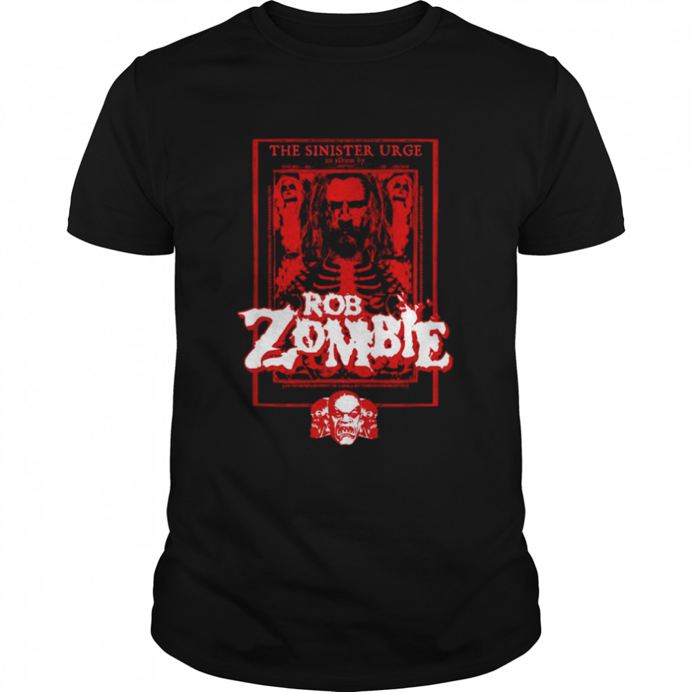 Rob Zombie Sinister Urge Movie Poster Retro shirt