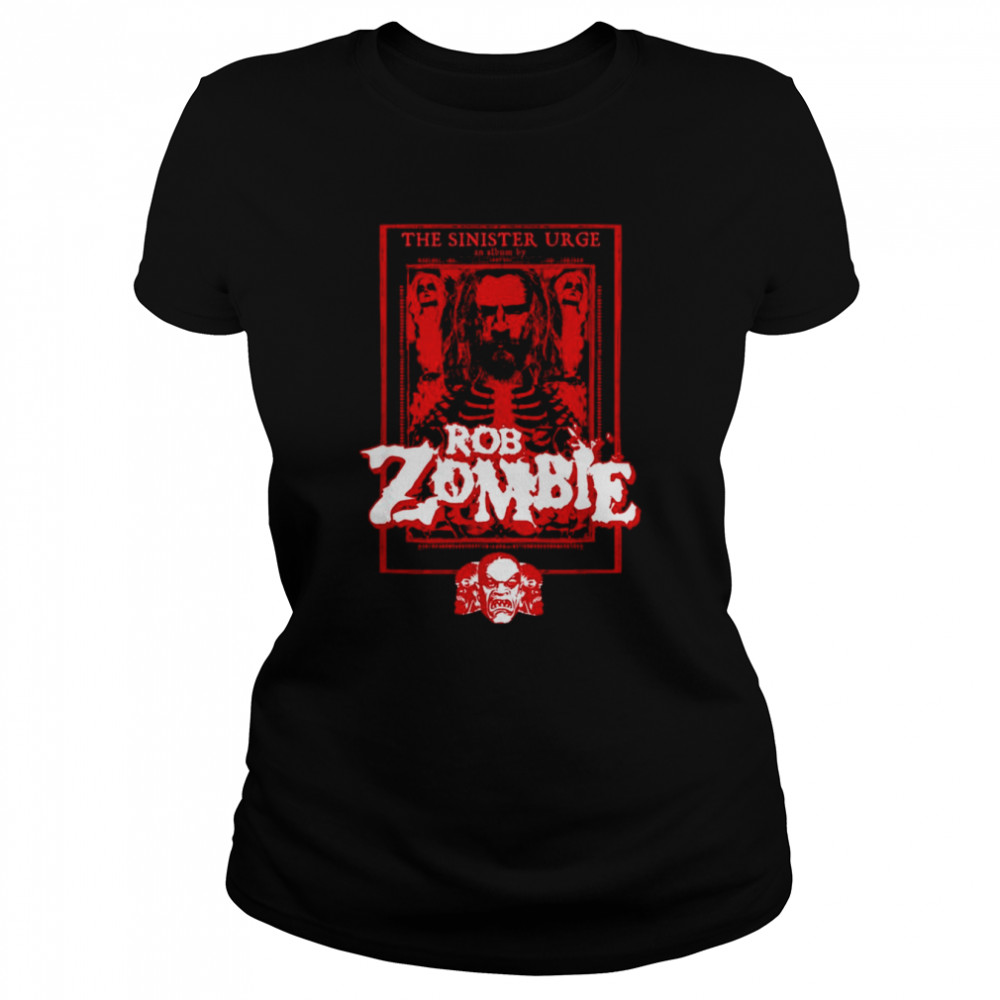Rob Zombie Sinister Urge Movie Poster Retro shirt Classic Women's T-shirt