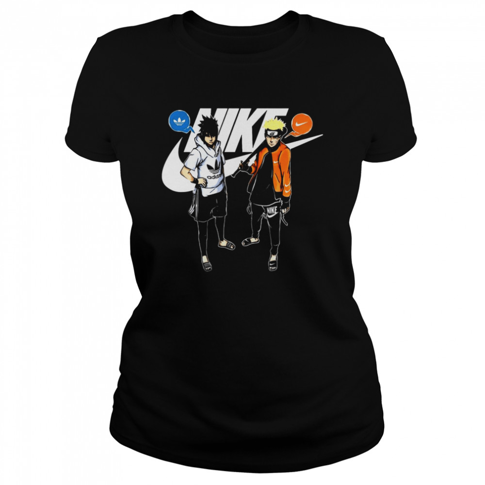 Sasuke Adidas And Naruto Nike New Design Shirt Classic Women'S T-Shirt