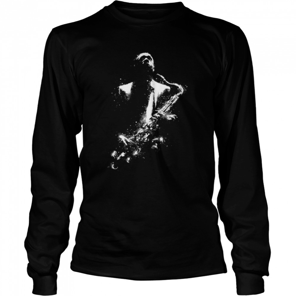 Saxophonist Legend John Coltrane Jazz Shirt Long Sleeved T-Shirt