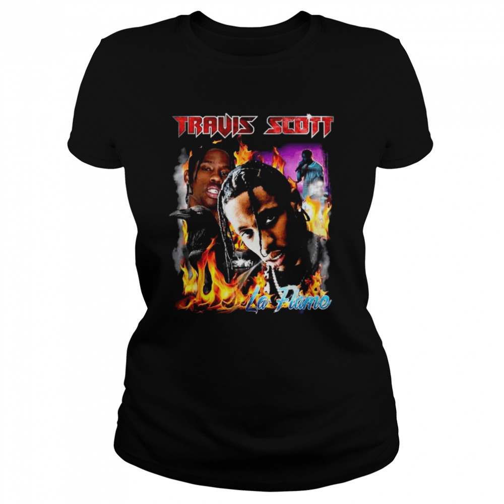 Travis Scott La Flame Retro shirt Classic Women's T-shirt