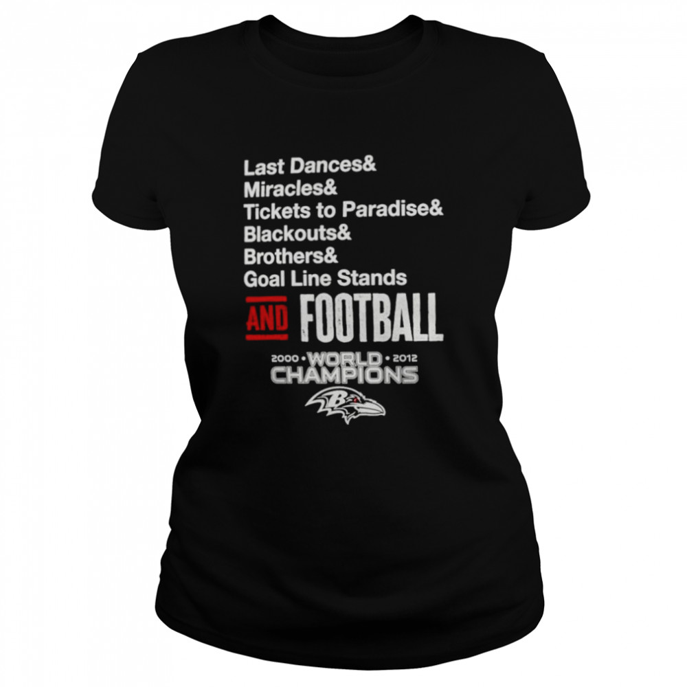 Baltimore Ravens Super Bowl XLVII Championship Reunion shirt Classic Women's T-shirt