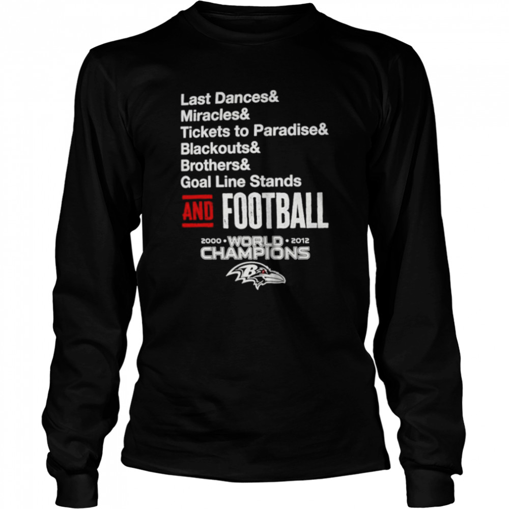 Baltimore Ravens Super Bowl XLVII Championship Reunion shirt Long Sleeved T-shirt