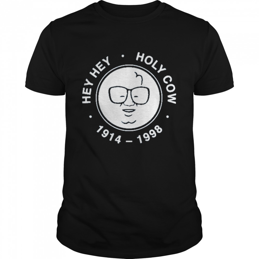 chicago Cubs Harry Caray hey hey holy cow shirt