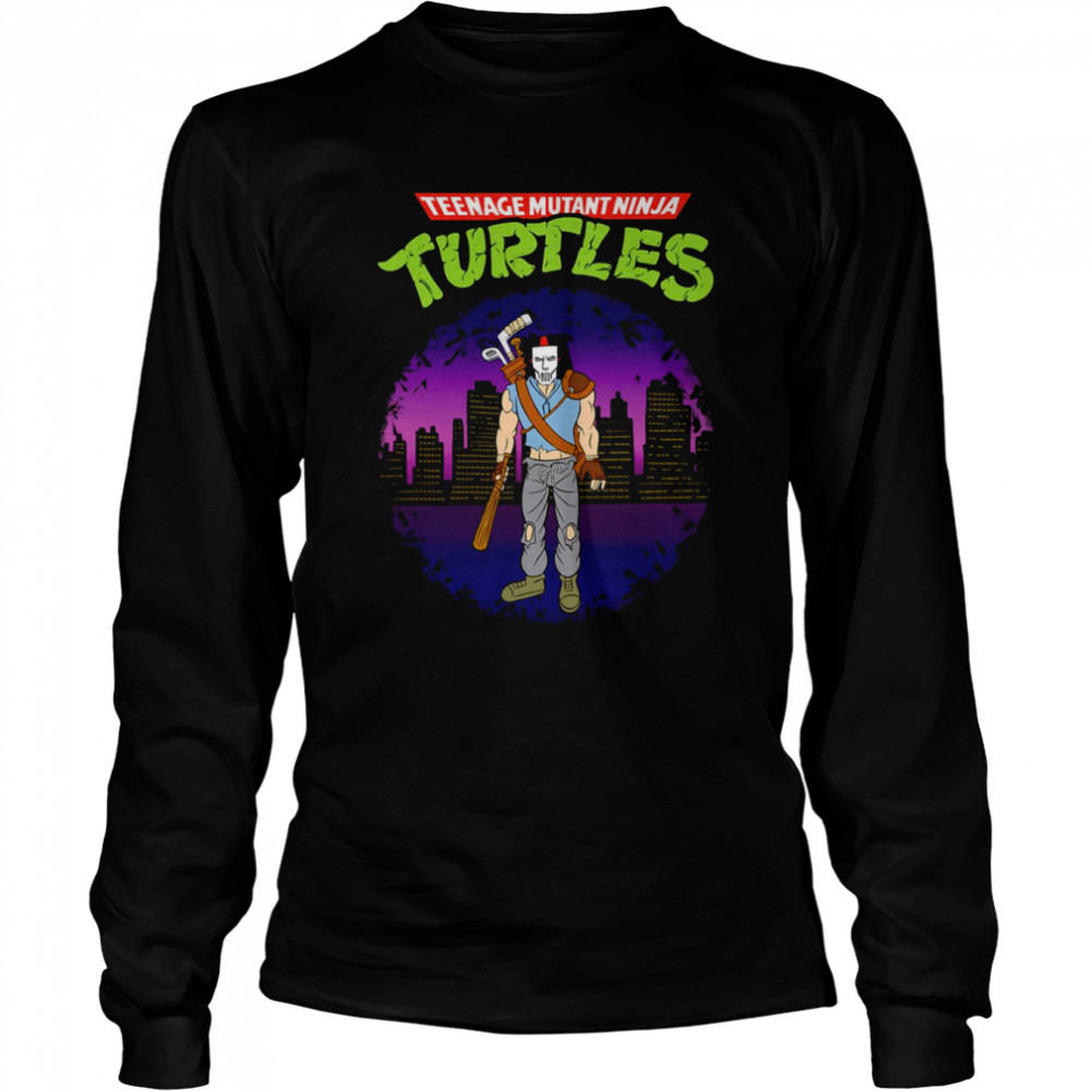 Mademark X Teenage Mutant Ninja Turtles Original Casey Jones shirt Long Sleeved T-shirt