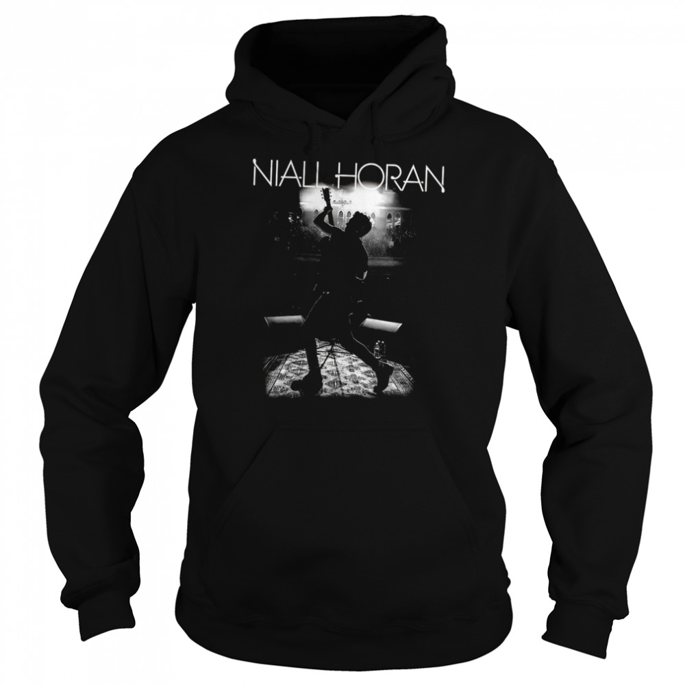 Minimalist Black And White Design Niall Horan shirt Unisex Hoodie