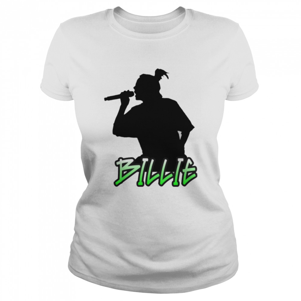 Portrait Billie Eilish Singer Pop Music Pop Star shirt Classic Women's T-shirt
