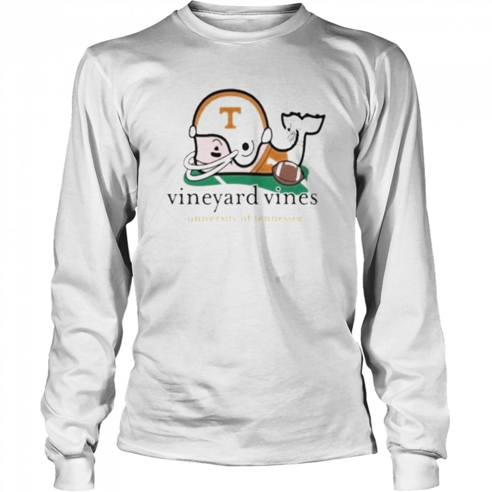 Vineyard Vines Tennessee Volunteers Football Whale 2022  Long Sleeved T-shirt