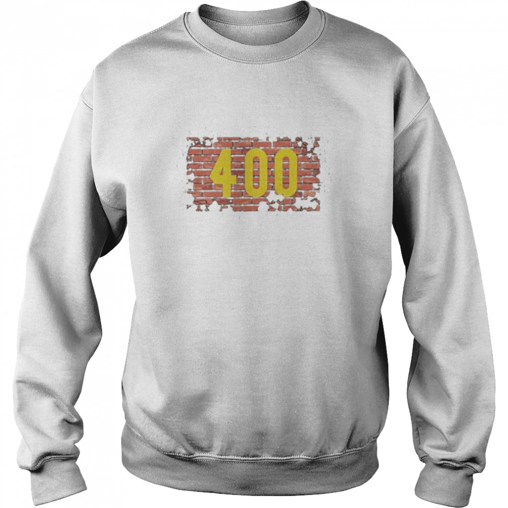 Wrigley Field Centerfield Wall 400 Shirt Unisex Sweatshirt
