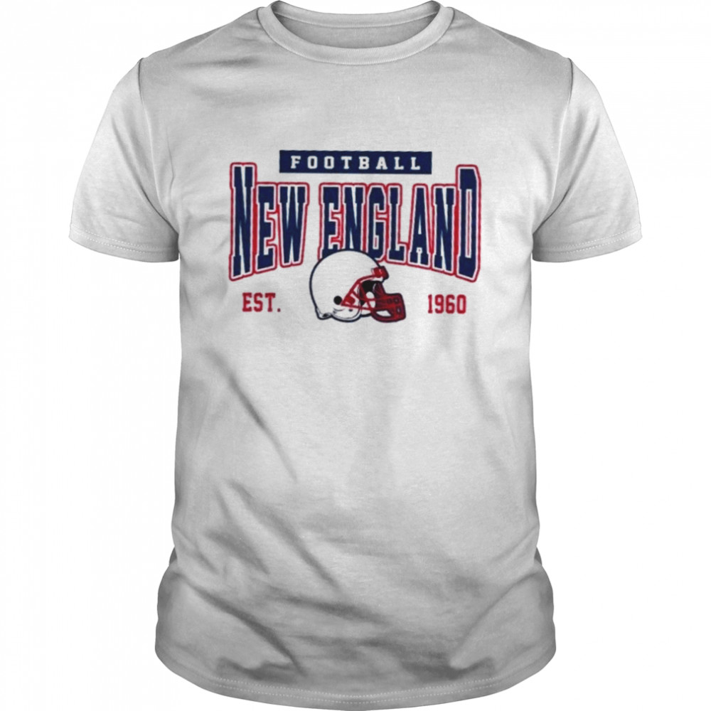 Vintage Retro Style New England Football shirt