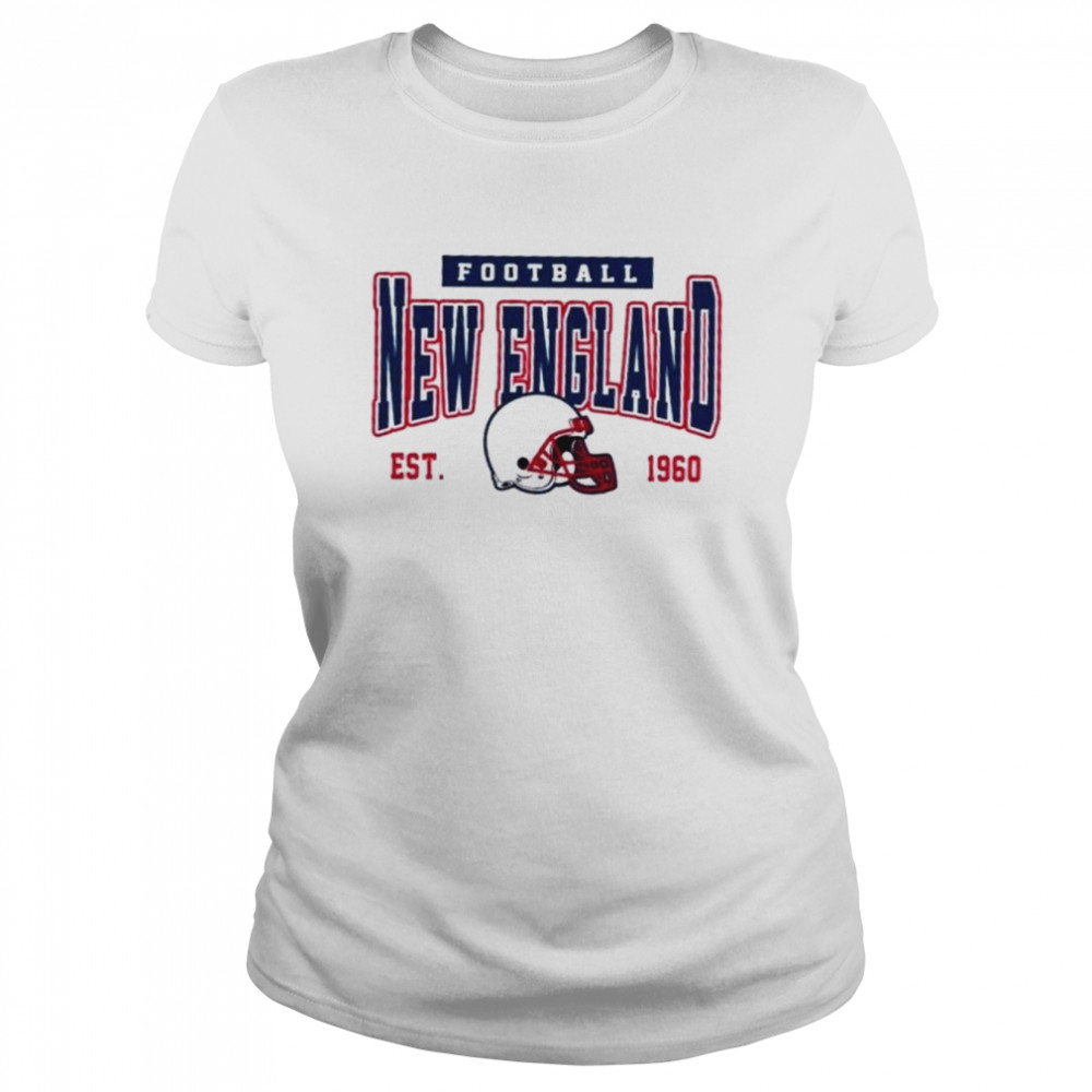Vintage Retro Style New England Football shirt Classic Women's T-shirt