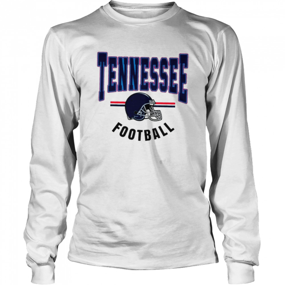 Vintage Retro Style Tennessee Football Shirt Long Sleeved T-Shirt