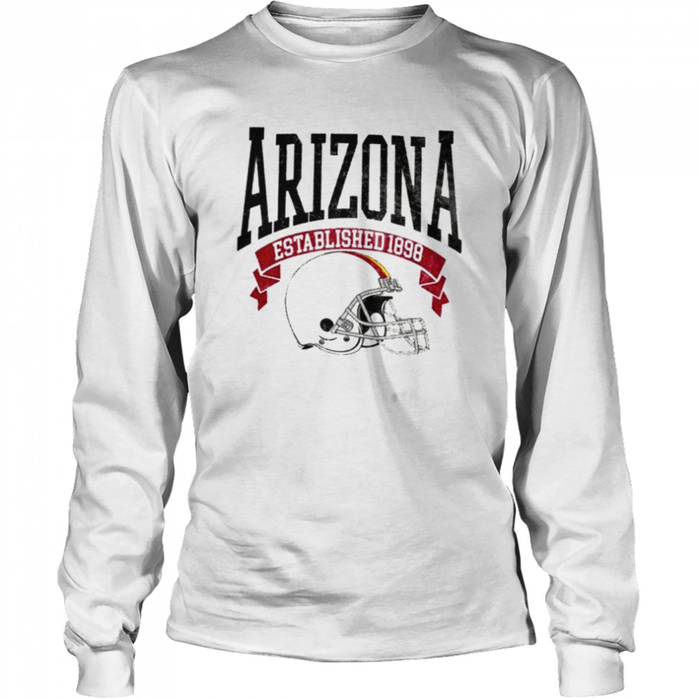 Vintage Style Arizona Football shirt Long Sleeved T-shirt