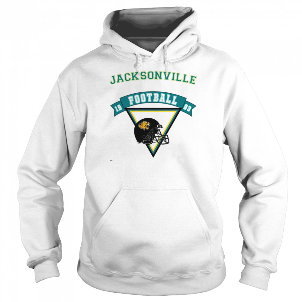 Vintage Style Jacksonville Jaguar Football Nfl Shirt Unisex Hoodie