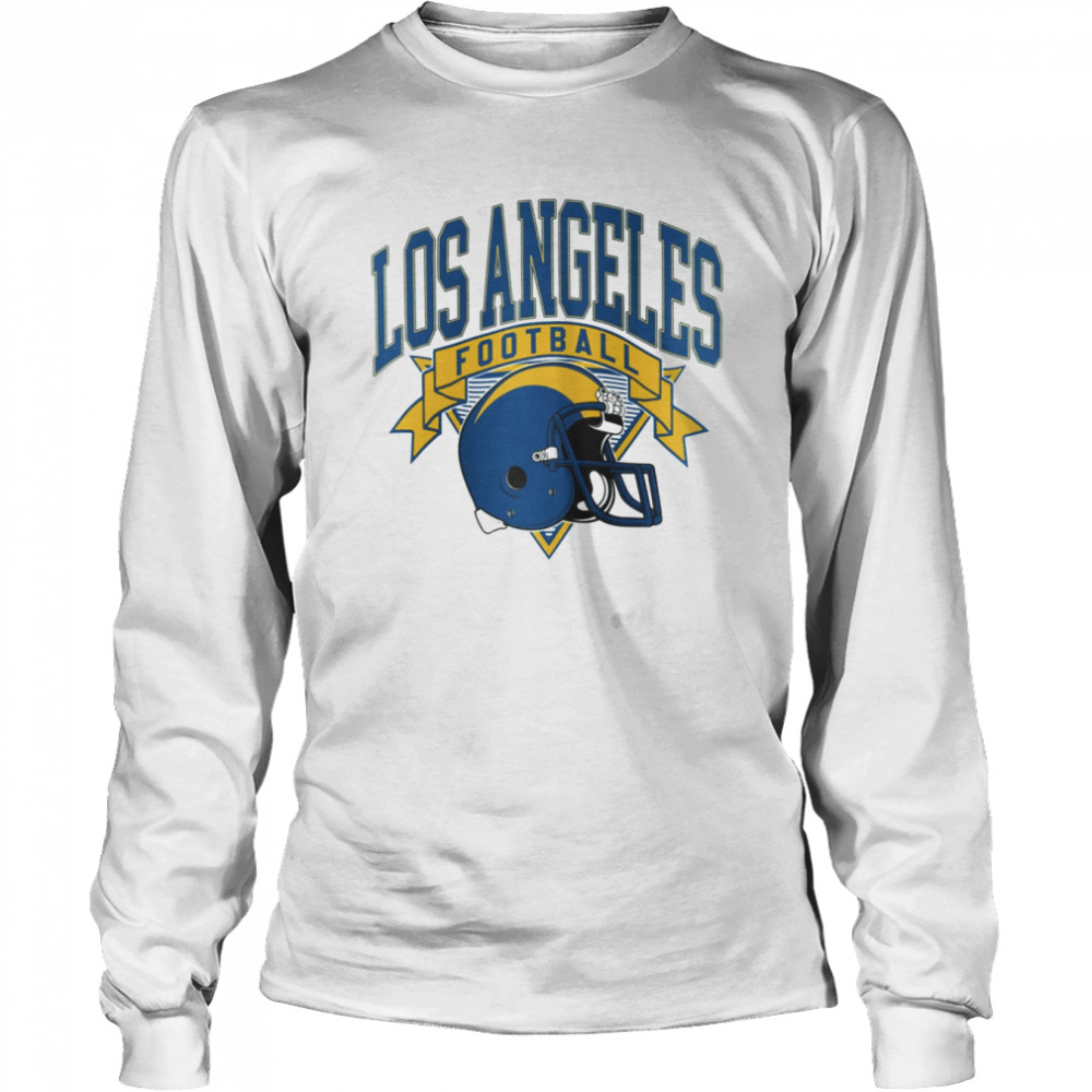 Vintage Style Los Angeles Sunday Football Shirt Long Sleeved T-Shirt