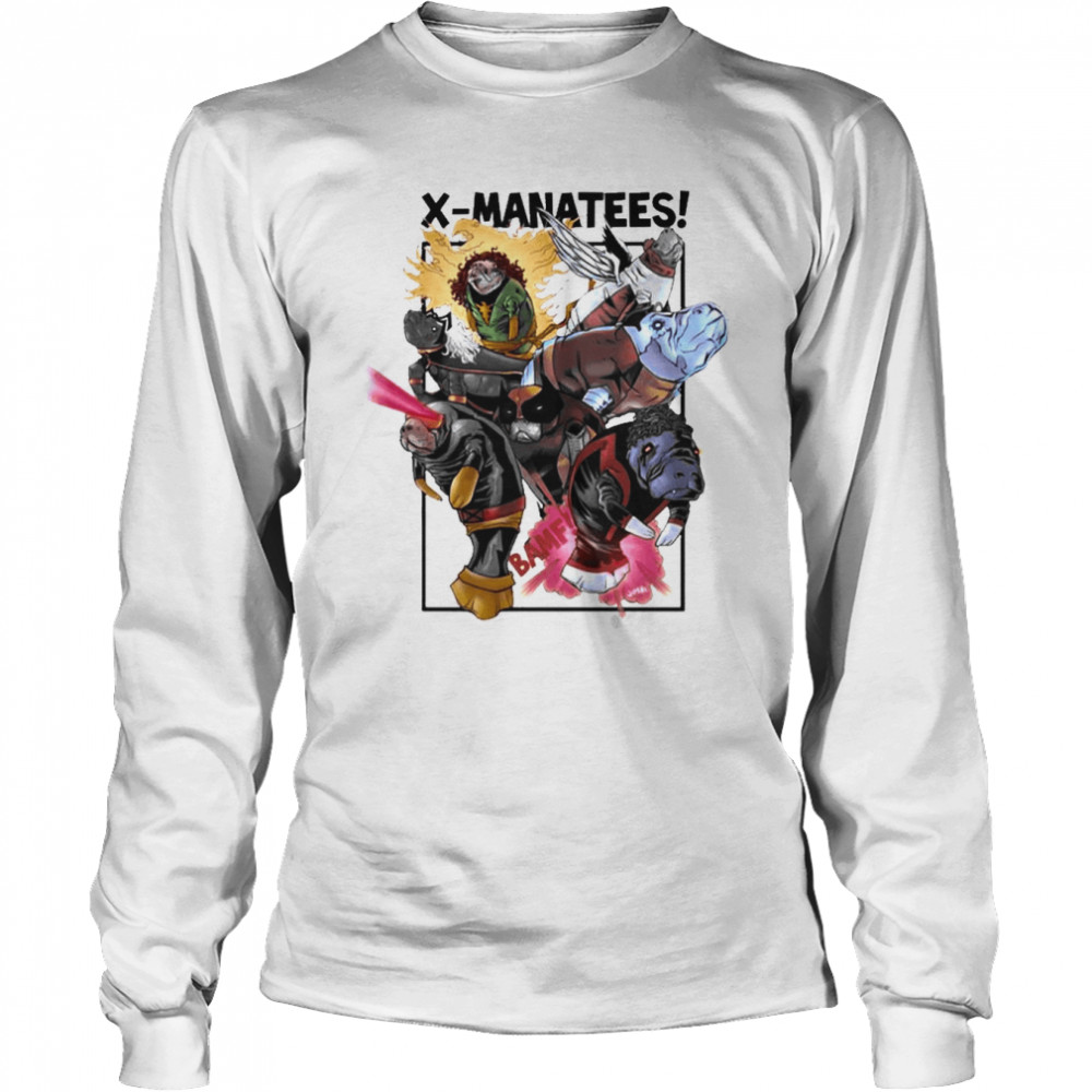 Water Dog X-Manatees Shirt 2 Water Dog X-Manatees Long Sleeved T-Shirt