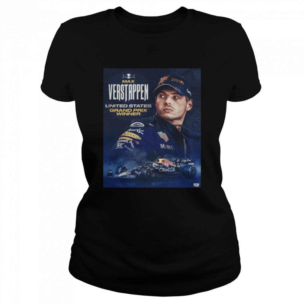Max Verstappen United States Grand Prix Winner 2022 Shirt Classic Women'S T-Shirt