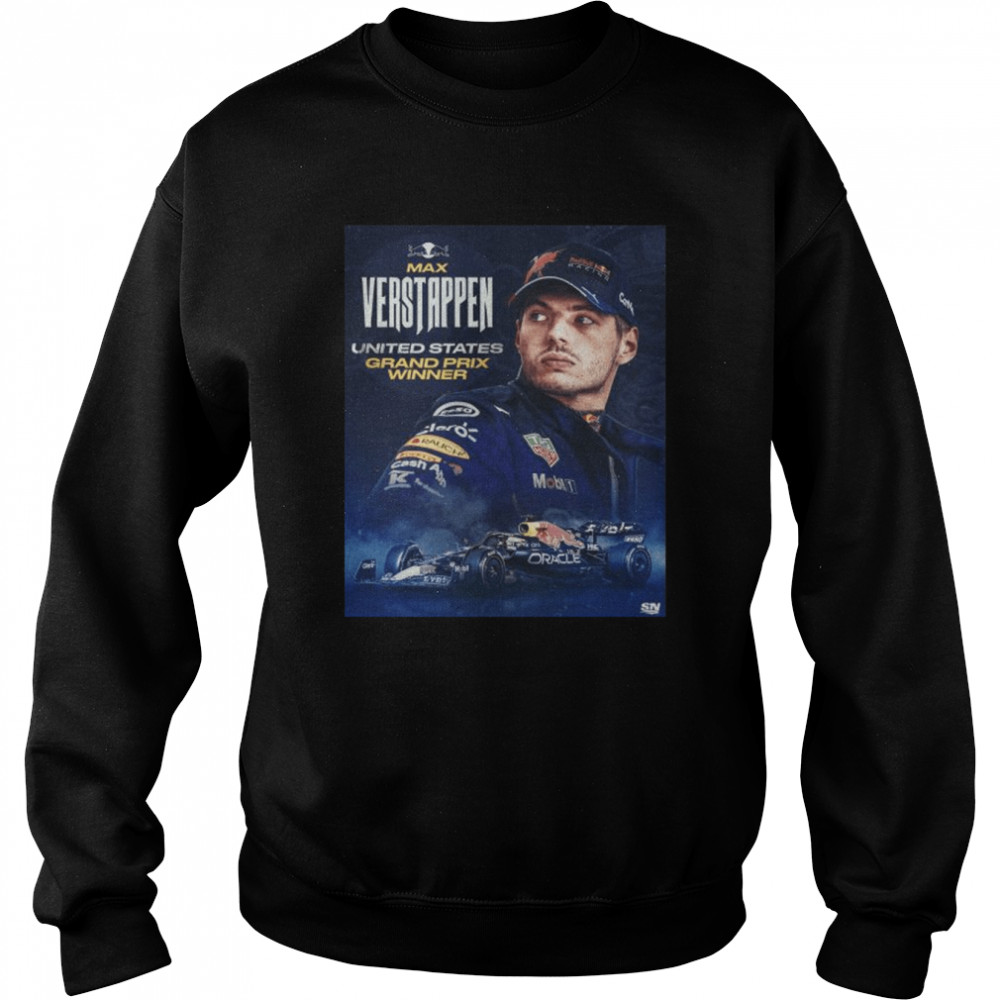 Max Verstappen United States Grand Prix Winner 2022 Shirt Unisex Sweatshirt