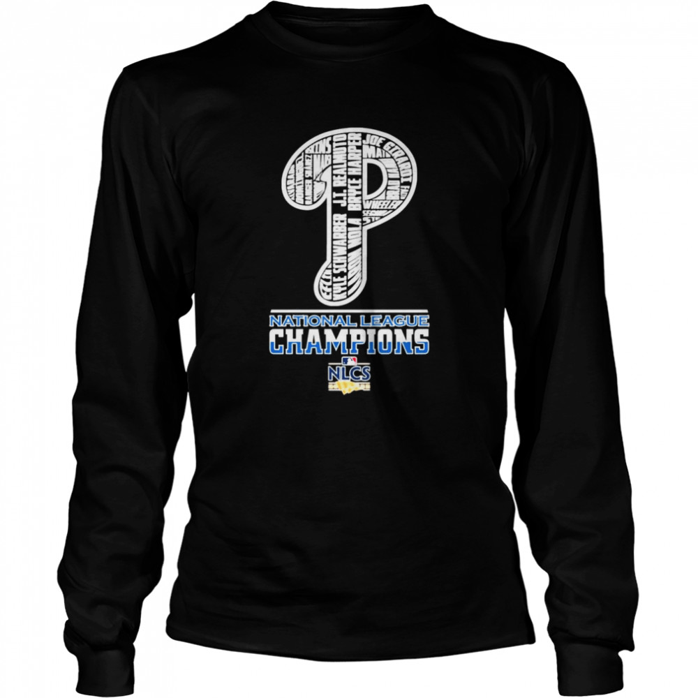 Philadelphia Phillies Team National League Champions 2022 Nlcs Shirt Long Sleeved T-Shirt