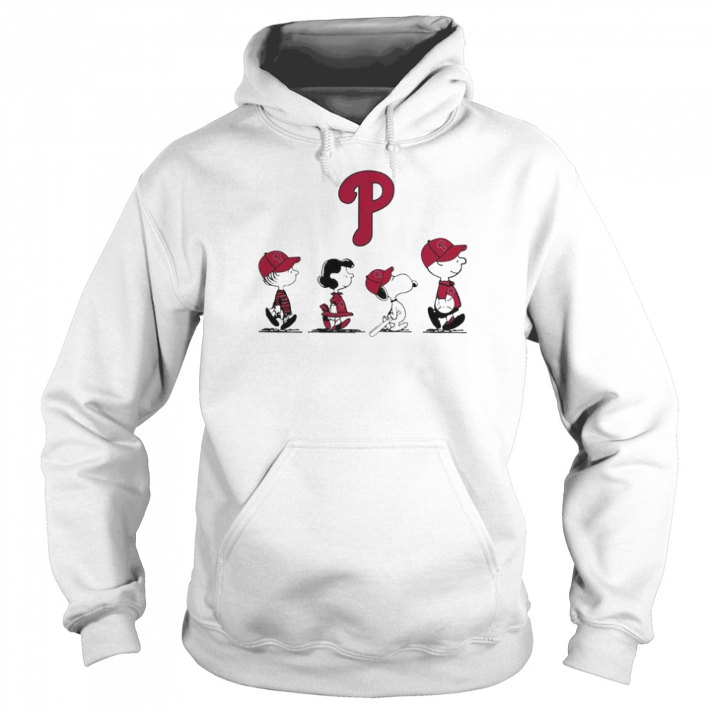 The Peanuts Characters Philadelphia Phillies 2022 Abbey Road Shirt Unisex Hoodie