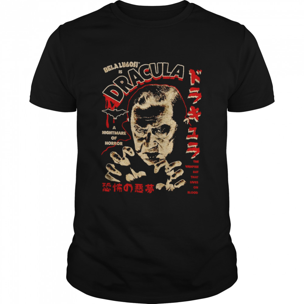 Dracula a nightmare of horror shirt